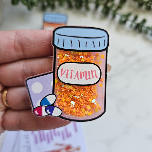 Vitamin glitter reel