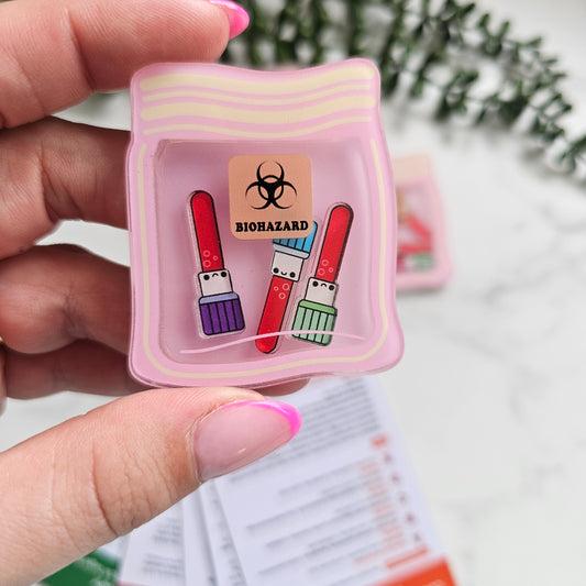 Shaker pathology bag reel