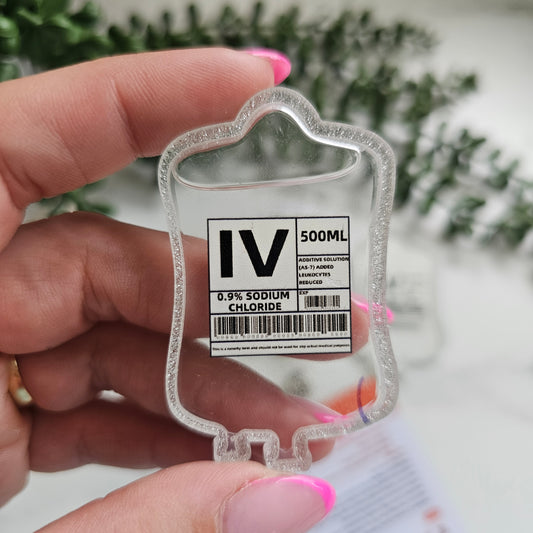 Saline IV liquid reel