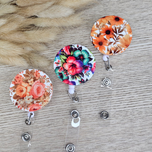 Floral Badge Reels