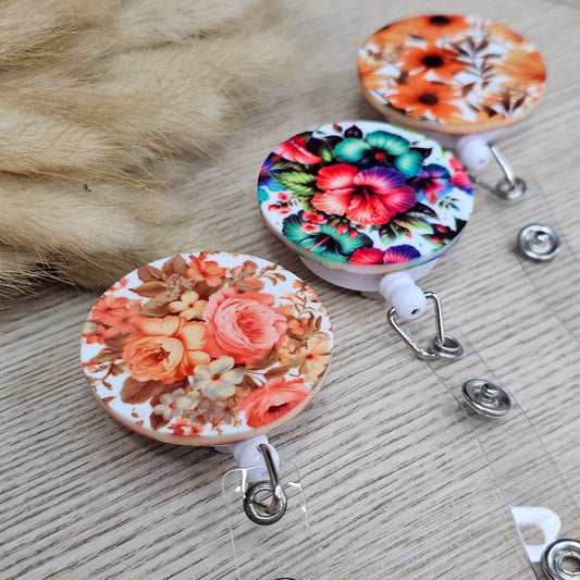 Floral Badge Reels