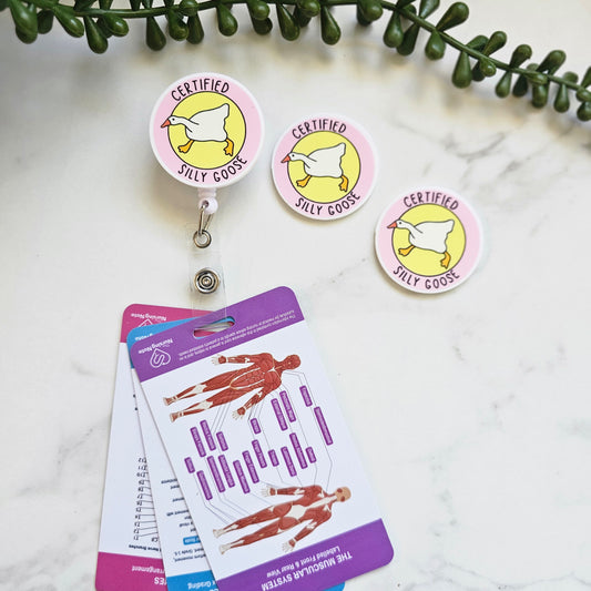 Silly goose badge reel