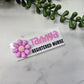Floral Name Badge