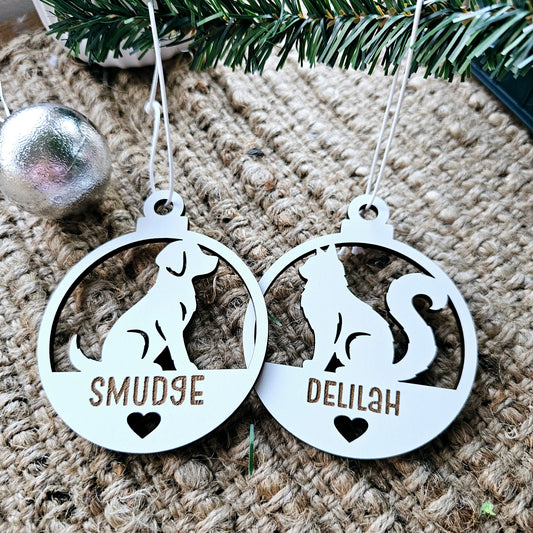 Pet Ornaments - Sparkle Name Badges