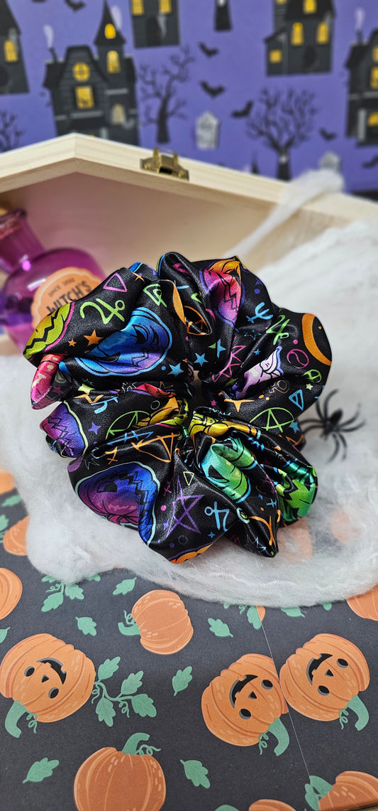 Psychedelic Pumpkin - Sparkle Name Badges