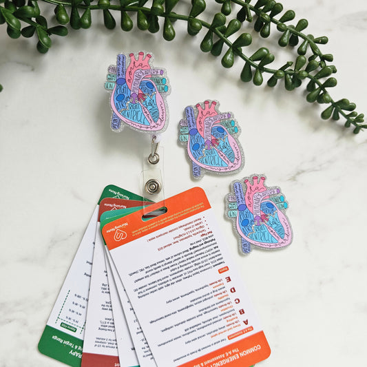 Anatomical heart reel
