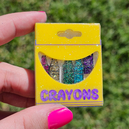 Crayon Shaker Reel - Sparkle Name Badges