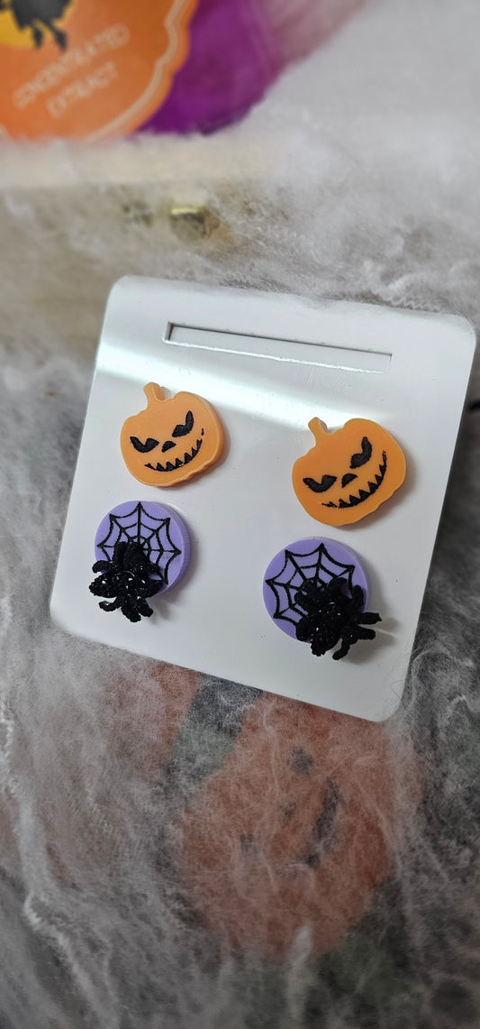 Spooky Stud Duo - Sparkle Name Badges