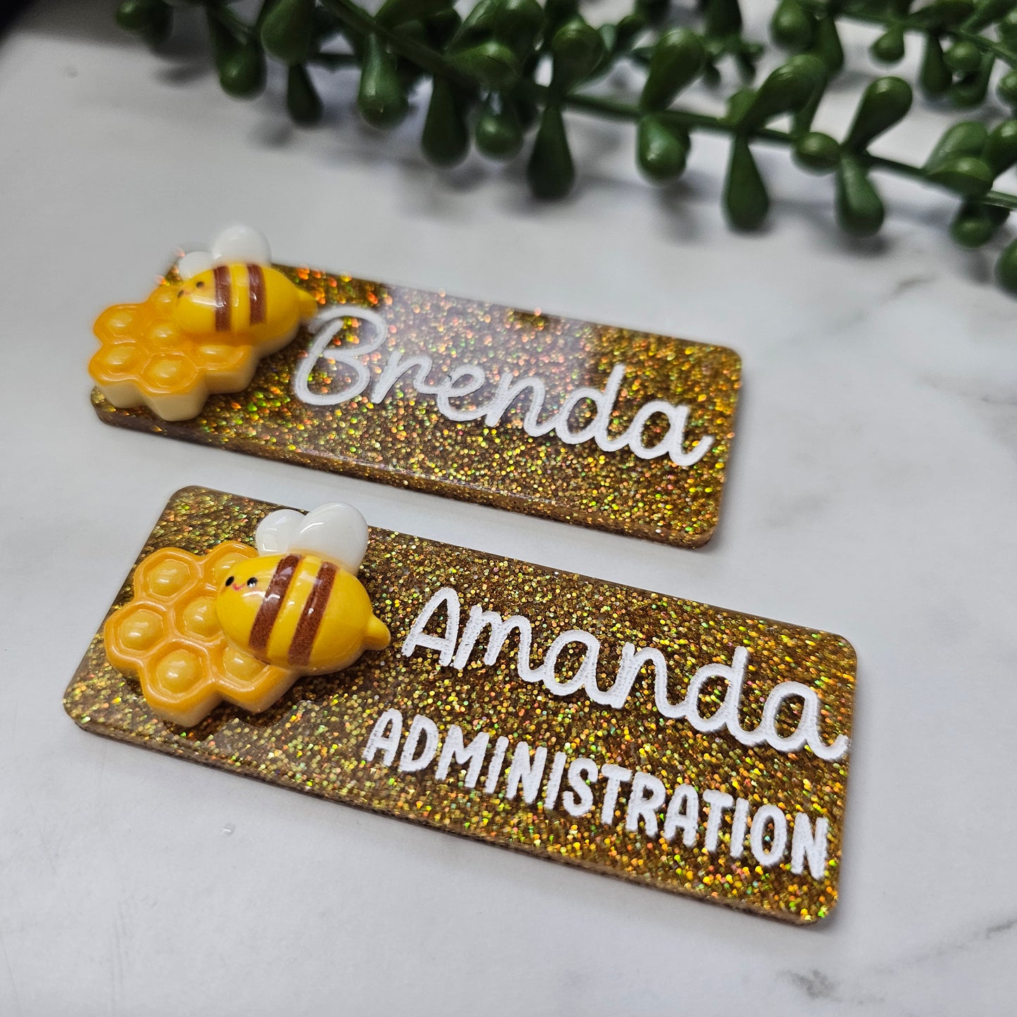 Bee Name Badge