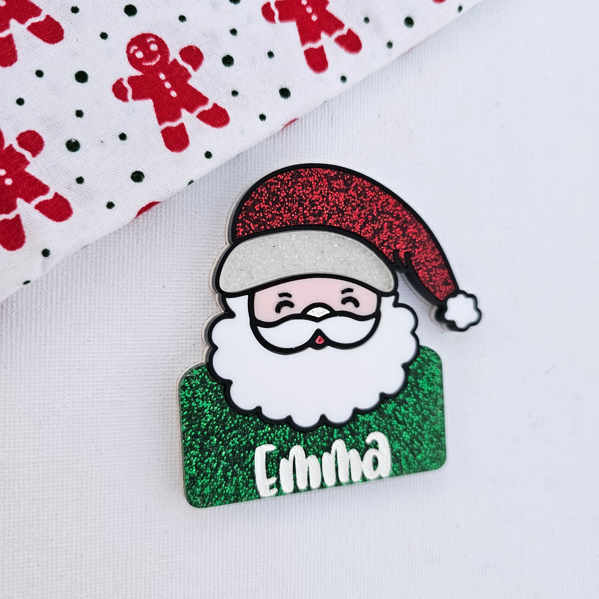 Premium Christmas Name Badges - Sparkle Name Badges